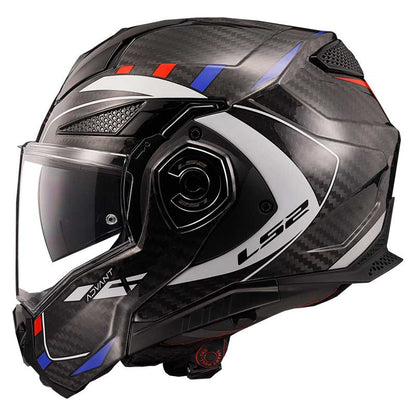 LS2 FF901 Advant XC Future GL White Blue Red Carbon Helmets