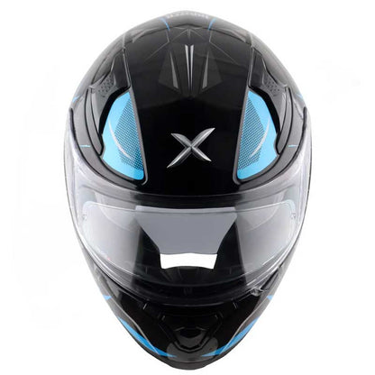 Axor Apex Hunter  Neon Blue Helmet