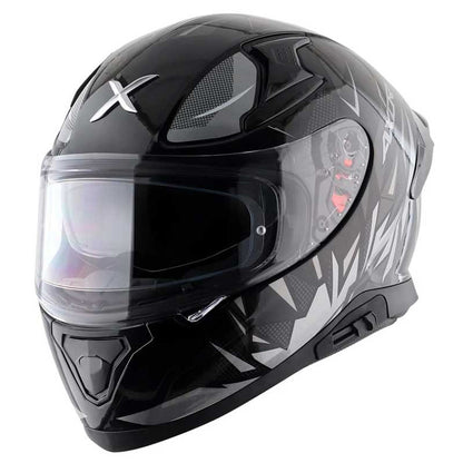 Axor Apex Hunter Black Grey Helmet