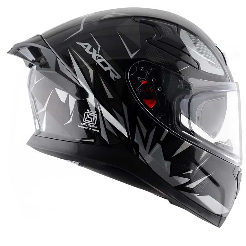 Axor Apex Hunter Black Grey Helmet