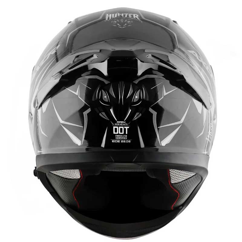 Axor Apex Hunter Black Grey Helmet