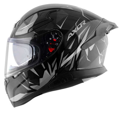 Axor Apex Hunter Black Grey Helmet