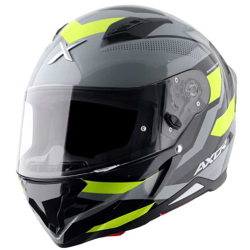 Axor Hunter Cornet Nardo Grey Neon Yellow Helmet