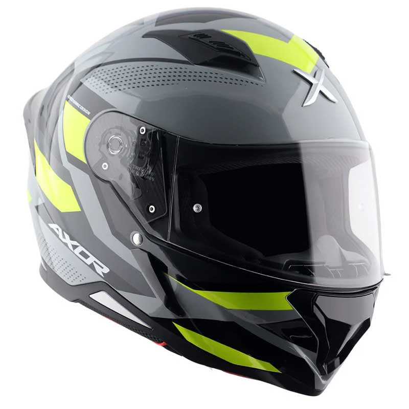 Axor Hunter Cornet Nardo Grey Neon Yellow Helmet