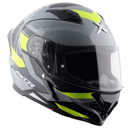 Axor Hunter Cornet Nardo Grey Neon Yellow Helmet