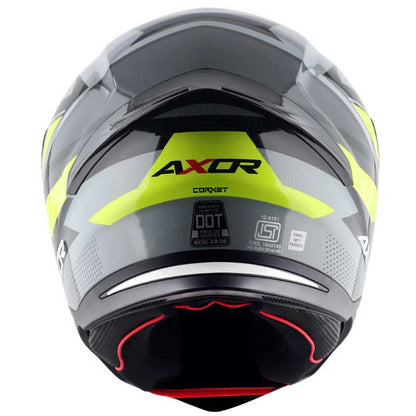 Axor Hunter Cornet Nardo Grey Neon Yellow Helmet