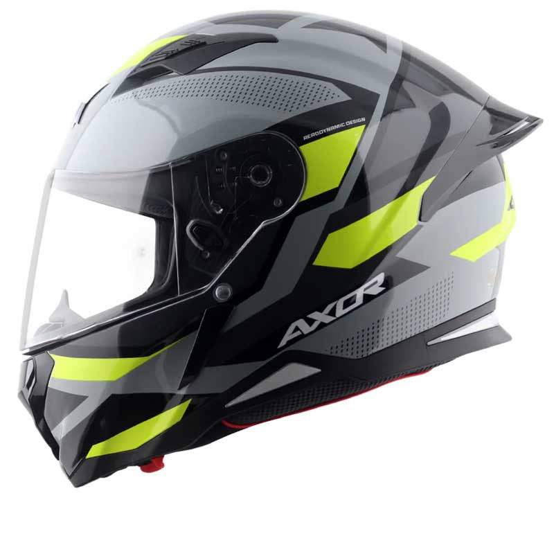 Axor Hunter Cornet Nardo Grey Neon Yellow Helmet