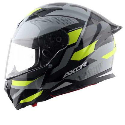Axor Hunter Cornet Nardo Grey Neon Yellow Helmet
