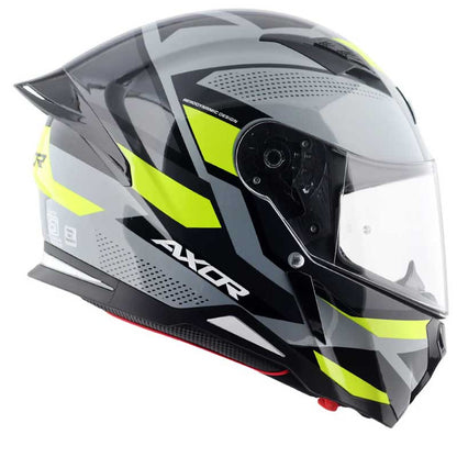 Axor Hunter Cornet Nardo Grey Neon Yellow Helmet