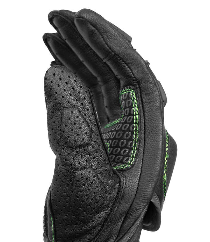Rynox advento Pro Black HI-Viz Green Gloves