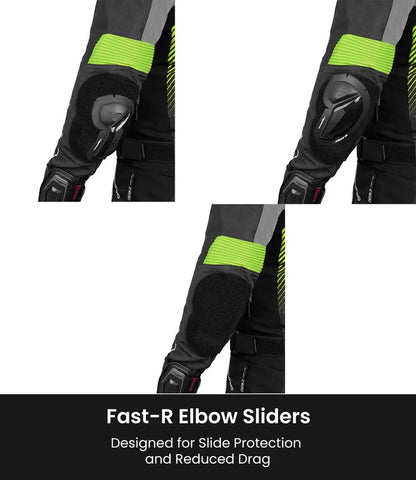 RYNOX APEX EVO CE CERTIFIED CLASS AA JACKET (BLACK-HI-VIZ)