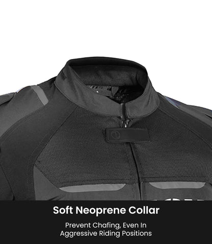 RYNOX APEX EVO CE CERTIFIED CLASS AA JACKET (BLACK-WHITE)