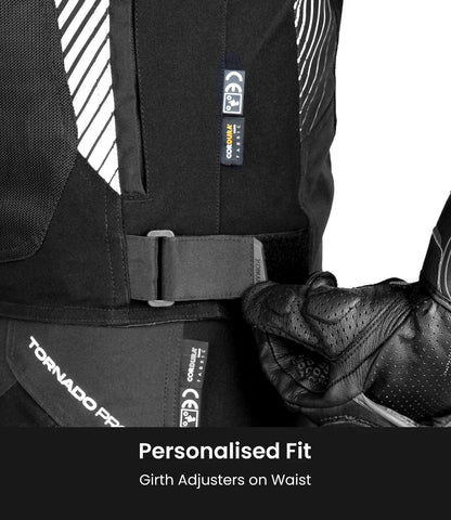RYNOX APEX EVO CE CERTIFIED CLASS AA JACKET (BLACK-WHITE)