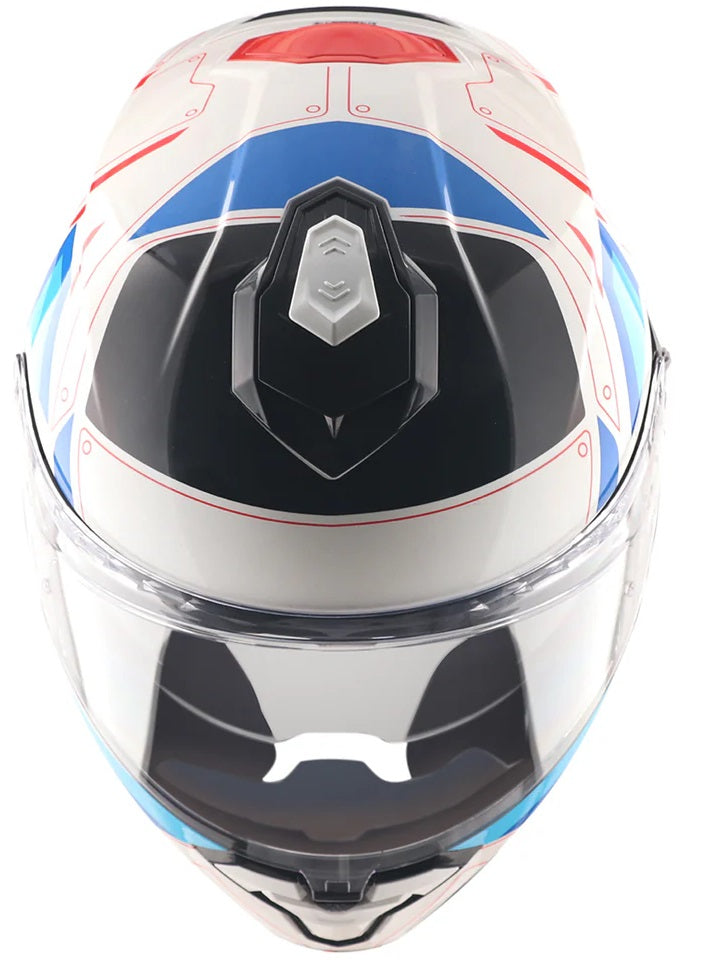 Axor Brutale Ryden White red Dual Spoiler helmets