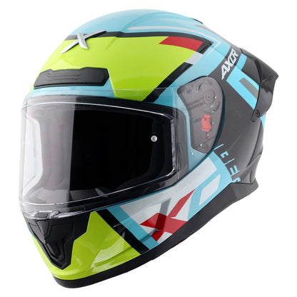Axor Saber Saber X-sport Black Neon Yellow Helmet
