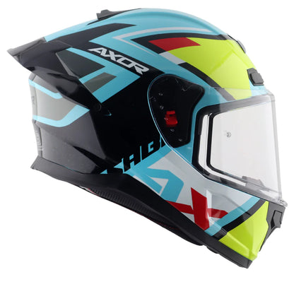 Axor Saber Saber X-sport Black Neon Yellow Helmet