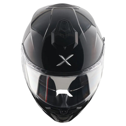 Axor Brutale Solid Gloss Black Dual Spoiler Helmet