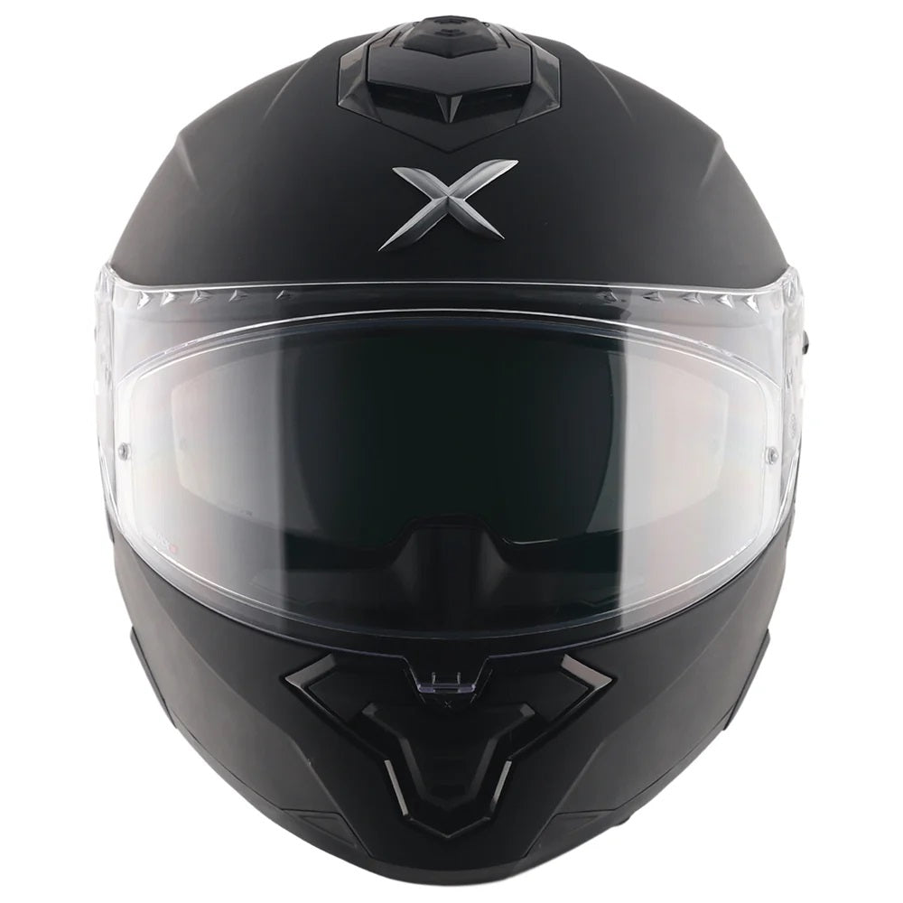 Axor Brutale Solid Matt Black Dual Spoiler Helmet