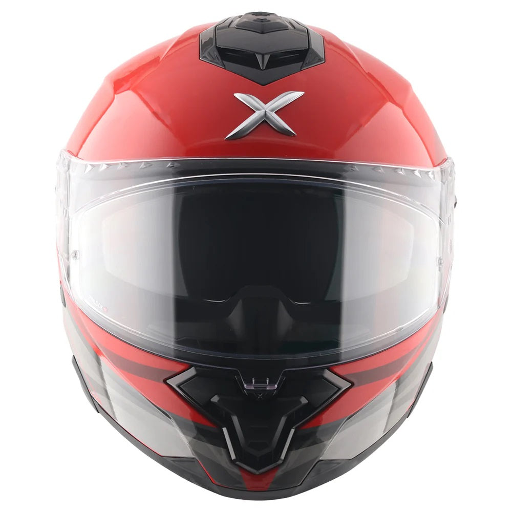 Axor Brutale Surges Dual Spoiler Red Grey Helmet