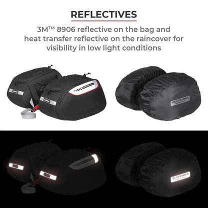 ViaTerra Condor Solo 100% Waterproof Saddlebags