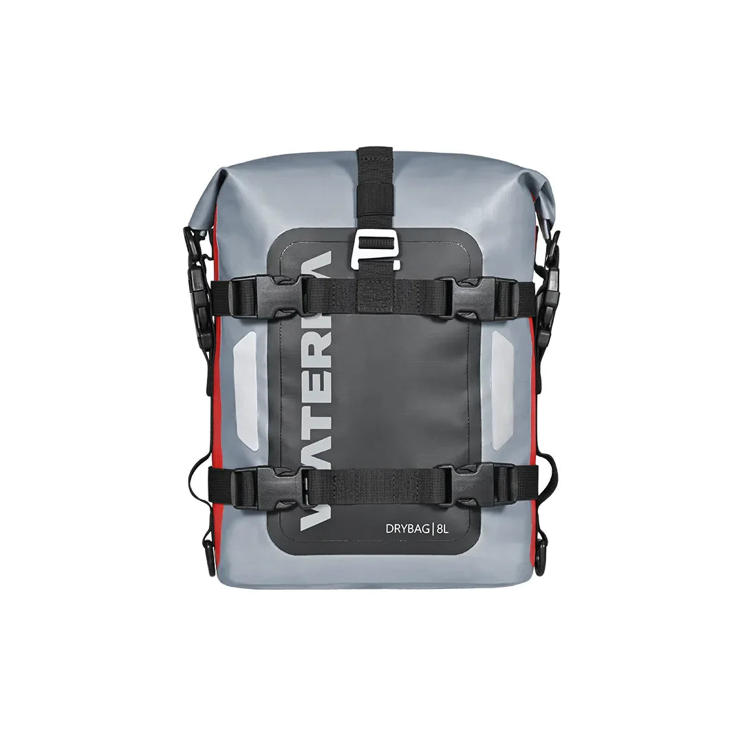 Viaterra Drybag 8L - 100% Waterproof Motorcycle Tailbag/ Rear Rack Bag (Universal With Versatile Mounting)