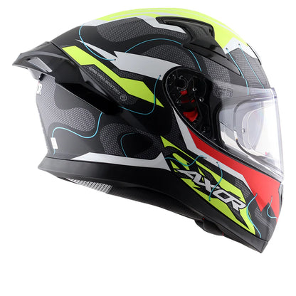 Axor Apex Dynamo Dull Black Neon Yellow Helmet