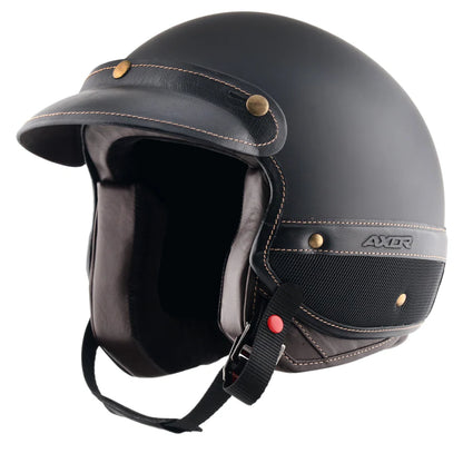 Axor Retro Jet Alpha Black Helmet