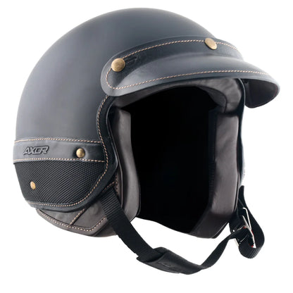 Axor Retro Jet Alpha Black Helmet