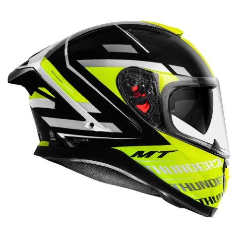 MT Thunder3 Pro Damer Gloss Yellow Helmet