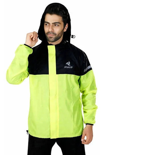 Raida Drymax 10K Rain Jacket (Hi-Viz-Black)