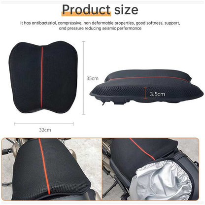 MH Moto Easy Bum Apple Shape Cruiser & Sports Motorcycle Seat Cushion