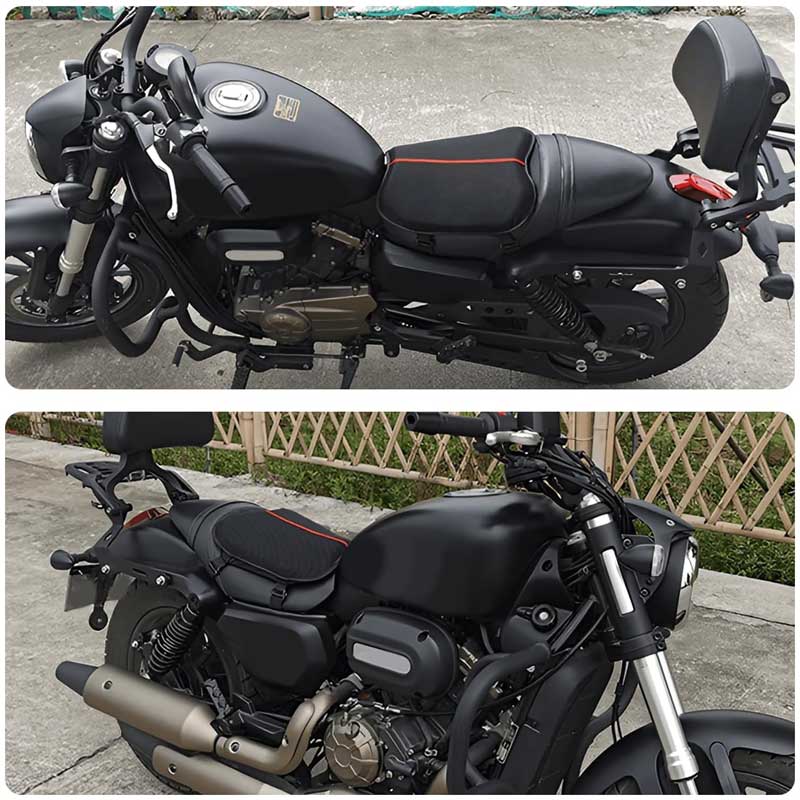 MH Moto Easy Bum Apple Shape Cruiser & Sports Motorcycle Seat Cushion