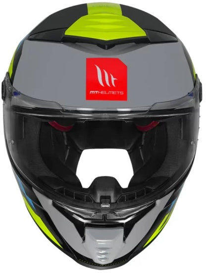 MT Thunder4 Ergo Gloss Florocent Yellow Helmet