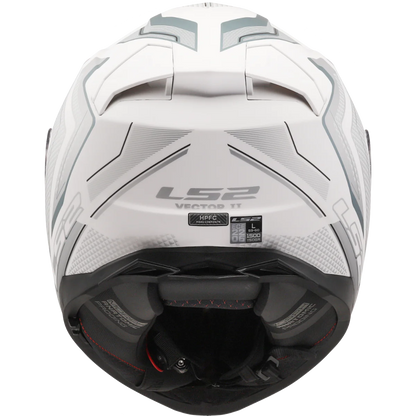 LS2 FF811 Vector II Alizer Gloss White Silver Helmet