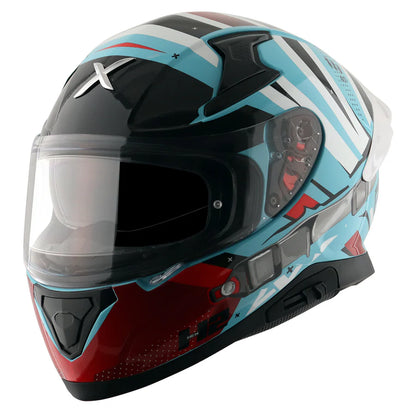 Axor Apex Turbine Hex 2 Blue Red Helmet
