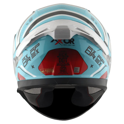 Axor Apex Turbine Hex 2 Blue Red Helmet