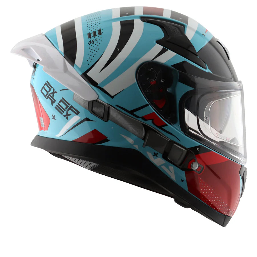 Axor Apex Turbine Hex 2 Blue Red Helmet