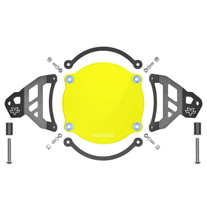 VIATERRA HEADLIGHT GRILL FOR HIMALAYAN BS4 YELLOW TINT