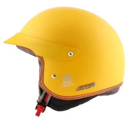 Axor Retro Jet West With Peak Helmet Dull Yellow