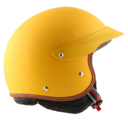 Axor Retro Jet West With Peak Helmet Dull Yellow