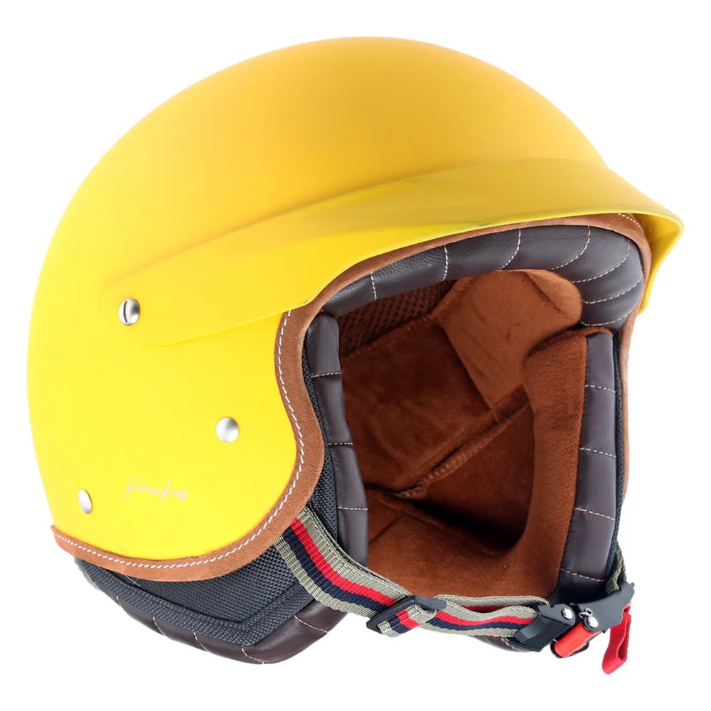 Axor Retro Jet West With Peak Helmet Dull Yellow