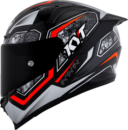KYT Striker #01 Black Red Helmet
