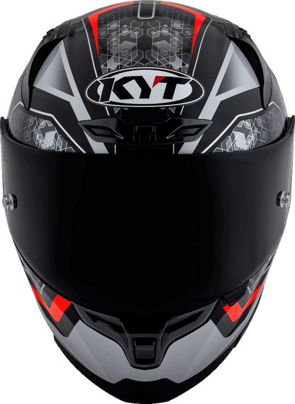 KYT Striker #01 Black Red Helmet