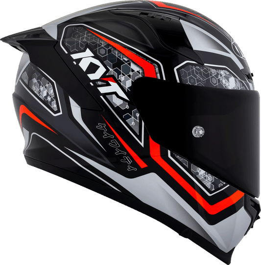 KYT Striker #01 Black Red Helmet