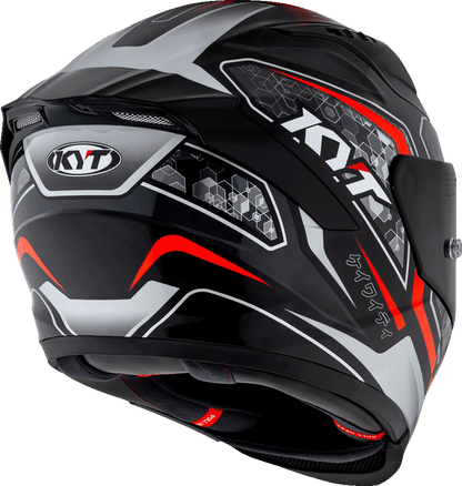 KYT Striker #01 Black Red Helmet