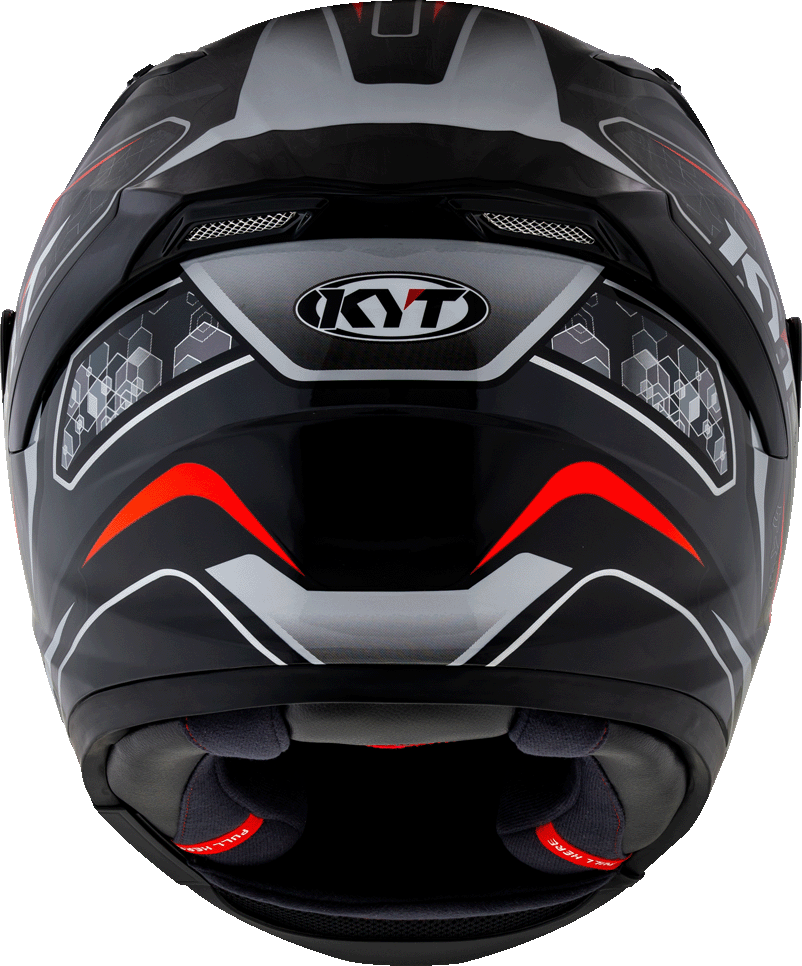 KYT Striker #01 Black Red Helmet