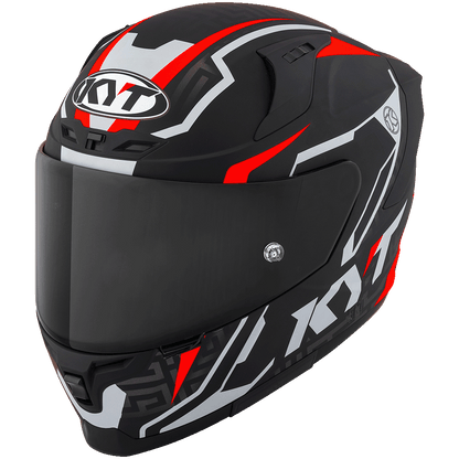 KYT Striker #02 Matt Black Red Helmet