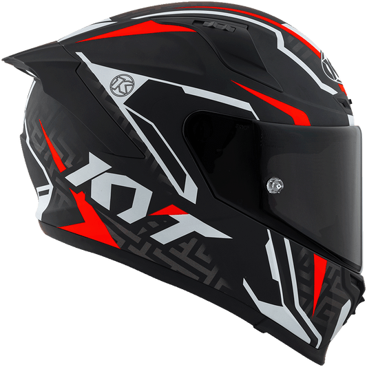 KYT Striker #02 Matt Black Red Helmet