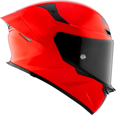 KYT TT Revo Plain Gloss Gara Red Helmet