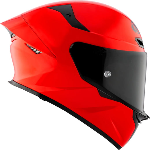KYT TT Revo Plain Gloss Gara Red Helmet